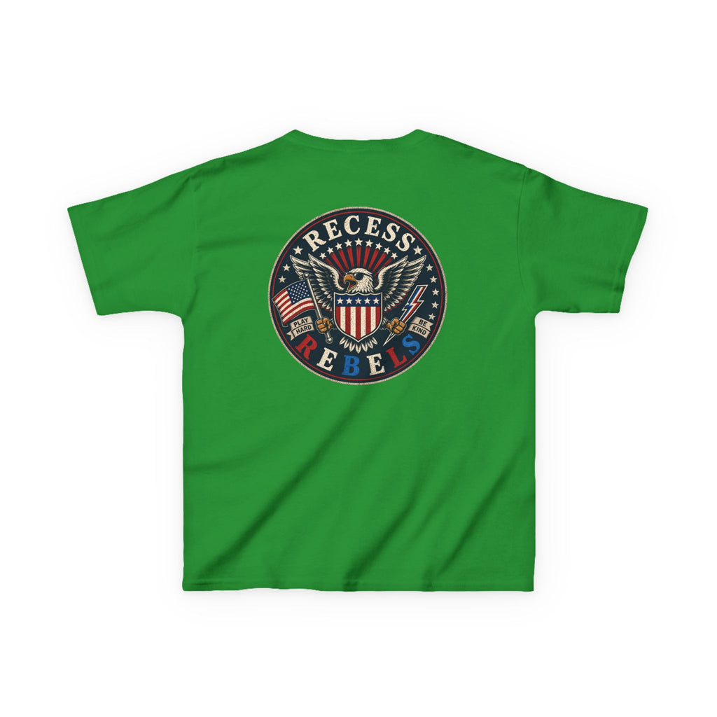Recess Rebel Kids Tee – Retro Eagle T-Shirt