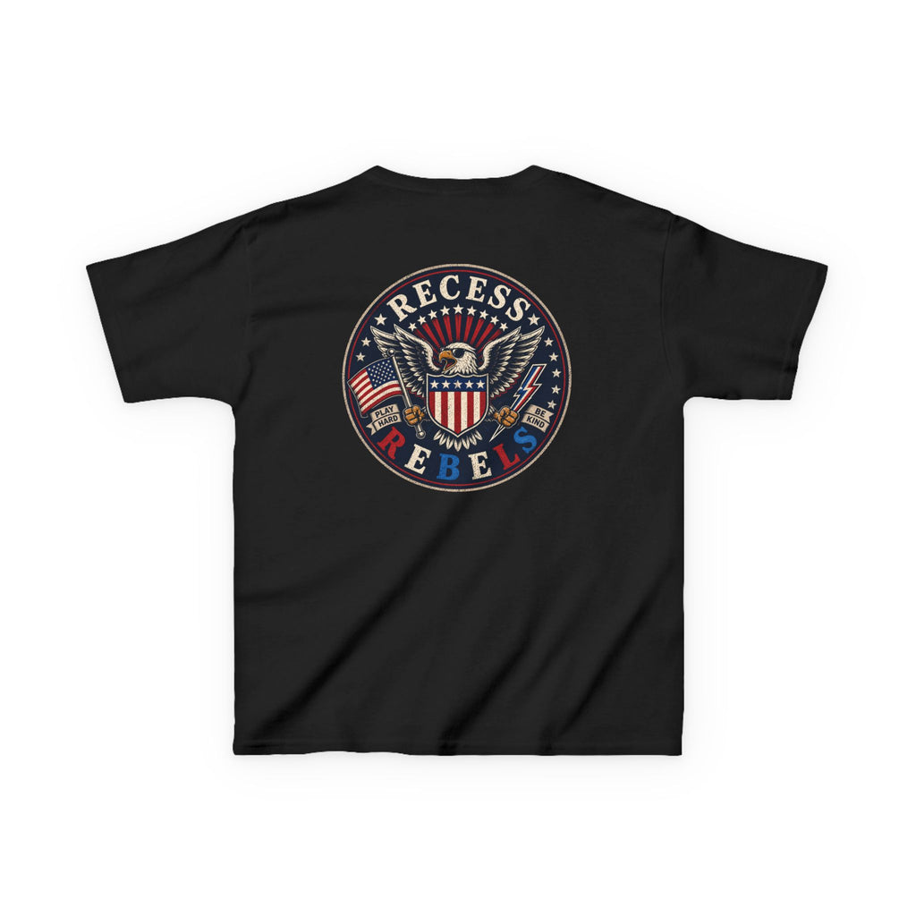Recess Rebel Kids Tee – Retro Eagle T-Shirt