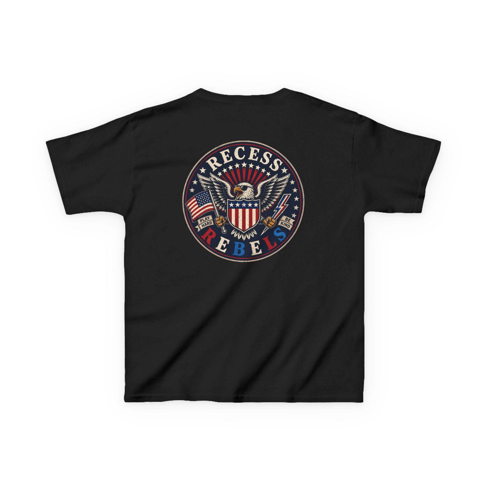 Recess Rebel Kids Tee – Retro Eagle T-Shirt
