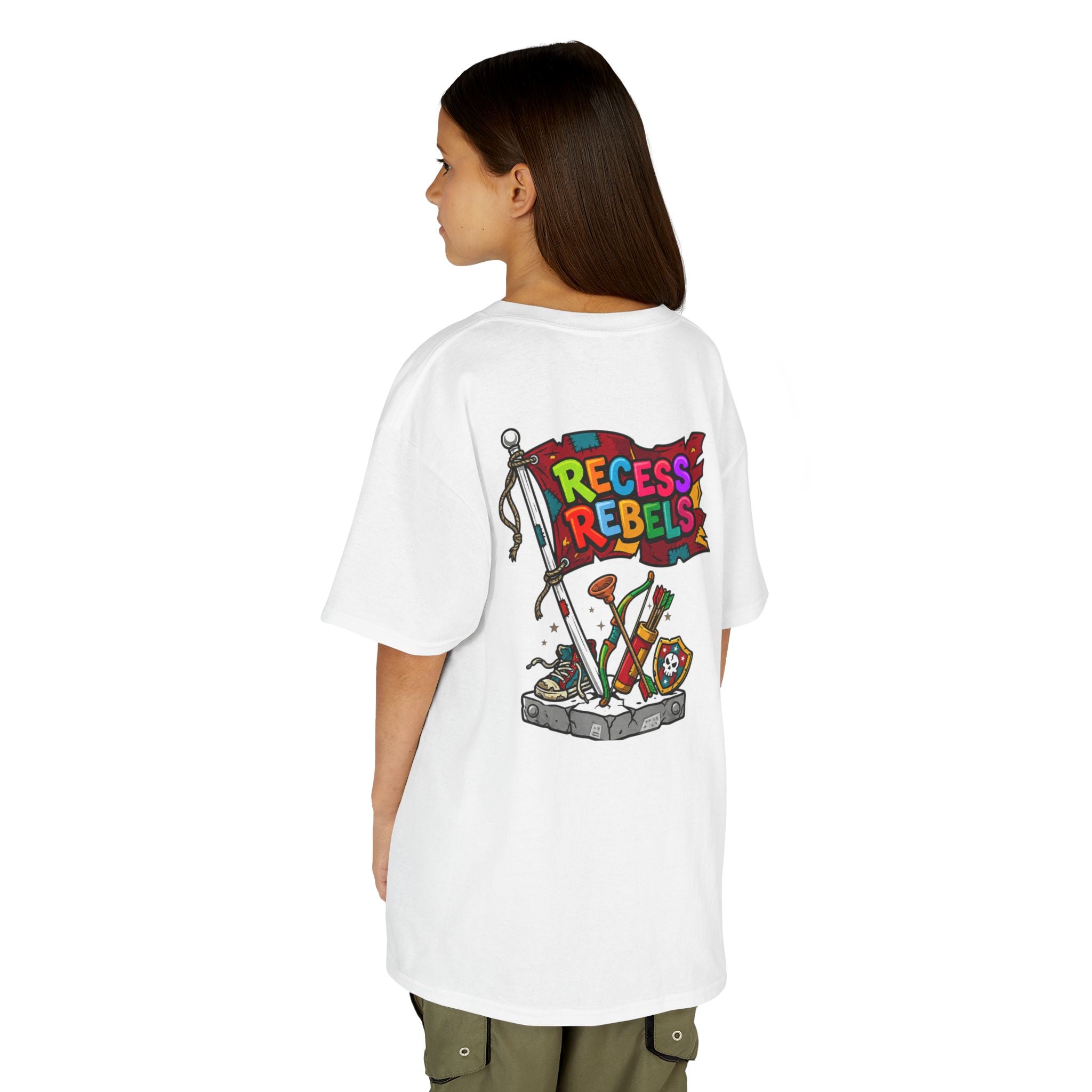 Play Ground Battle Flag Kids Tee