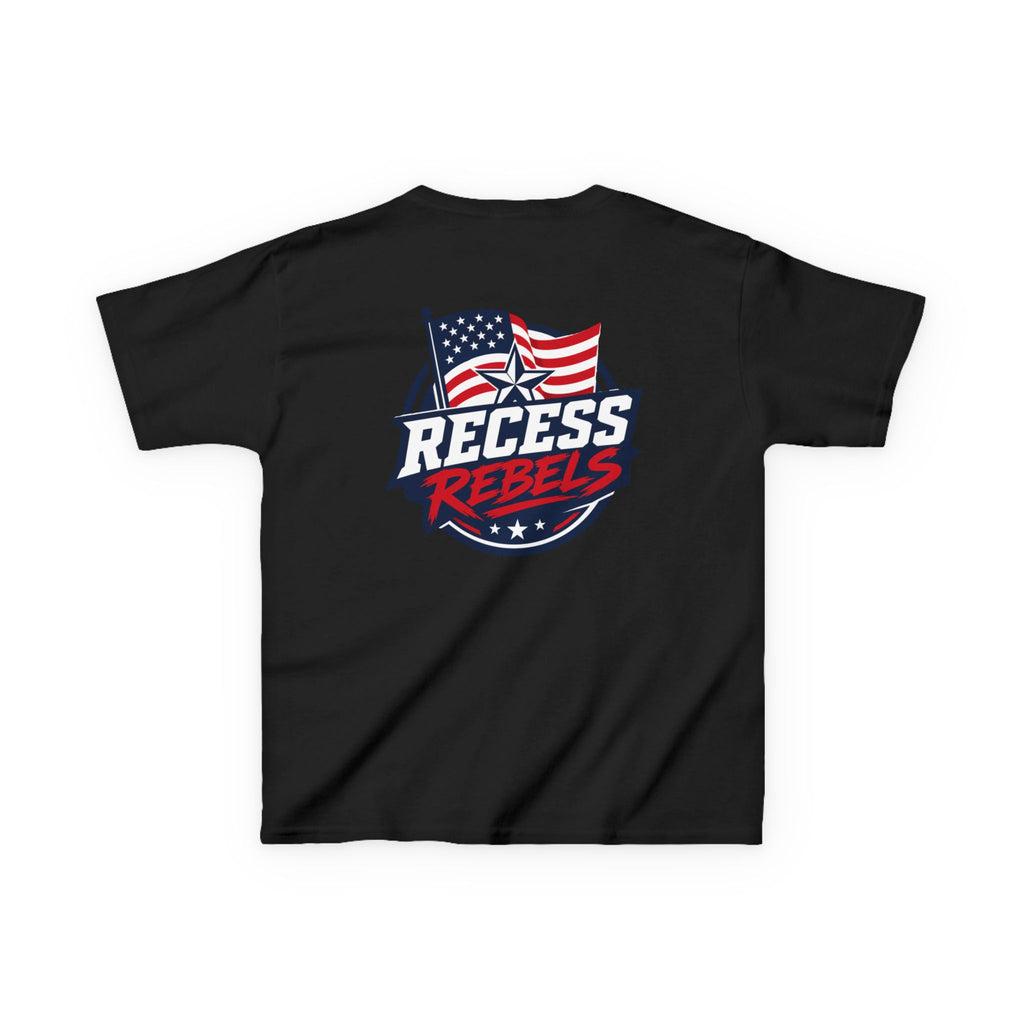 Patriotic 2026 Kids Tee — Fourth of July Children’s American Flag Shirt