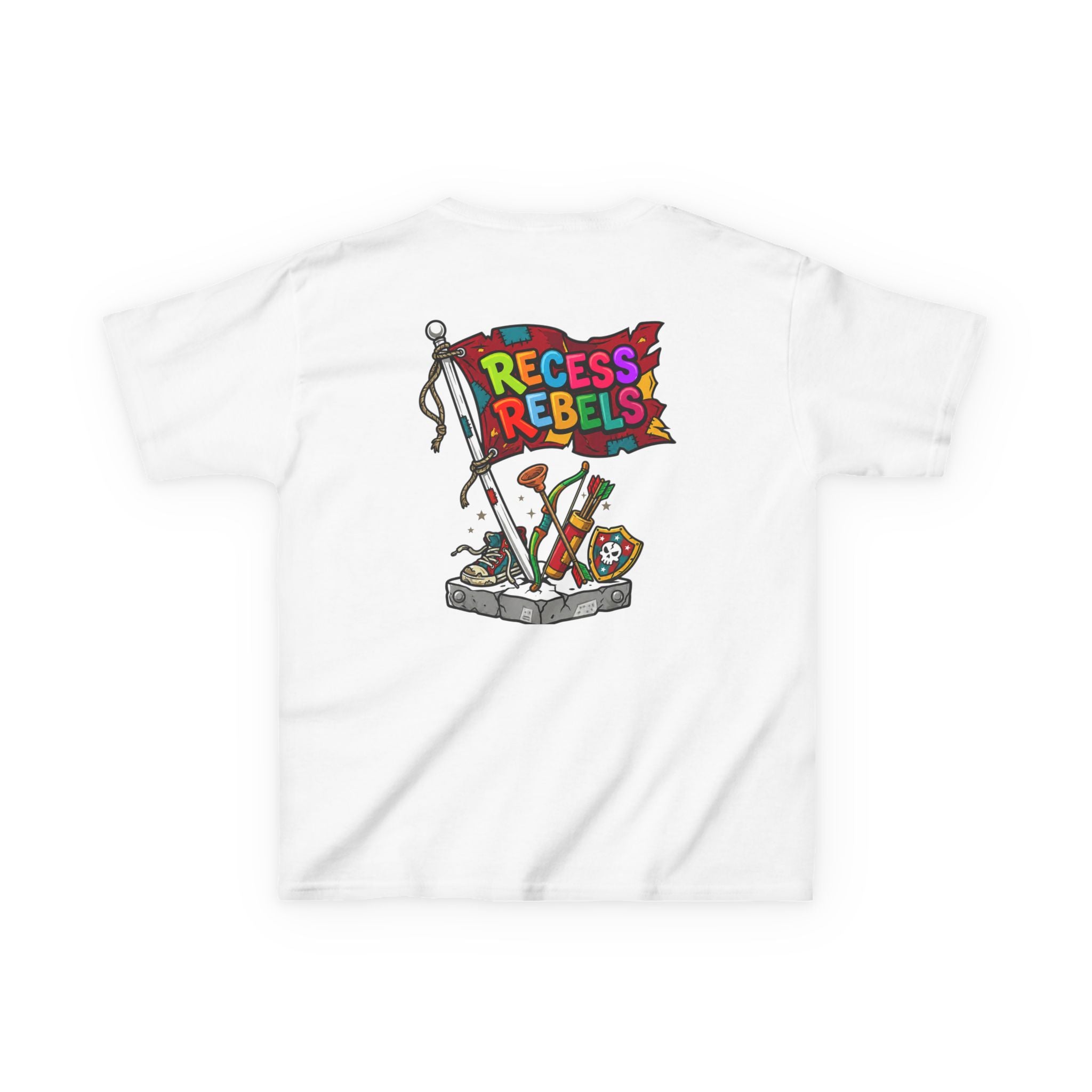 Play Ground Battle Flag Kids Tee