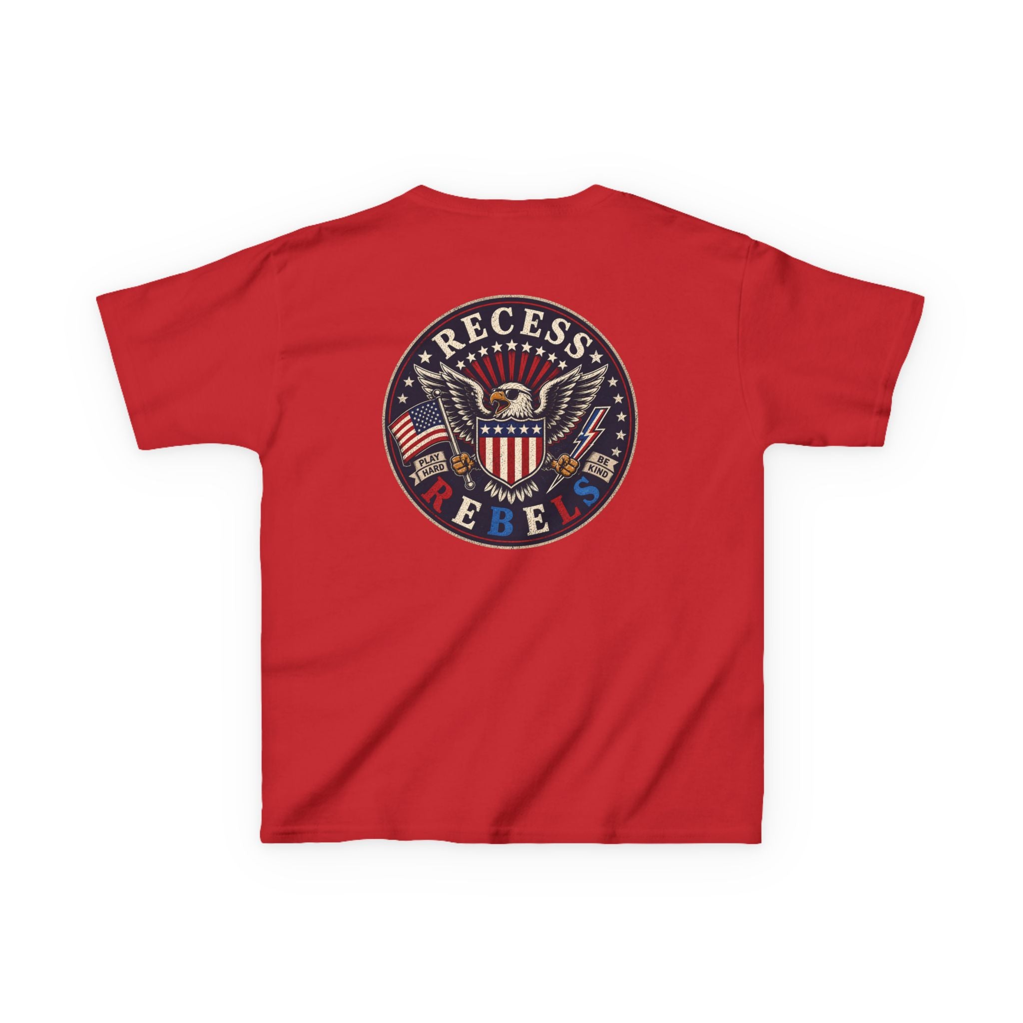 Recess Rebel Kids Tee – Retro Eagle T-Shirt