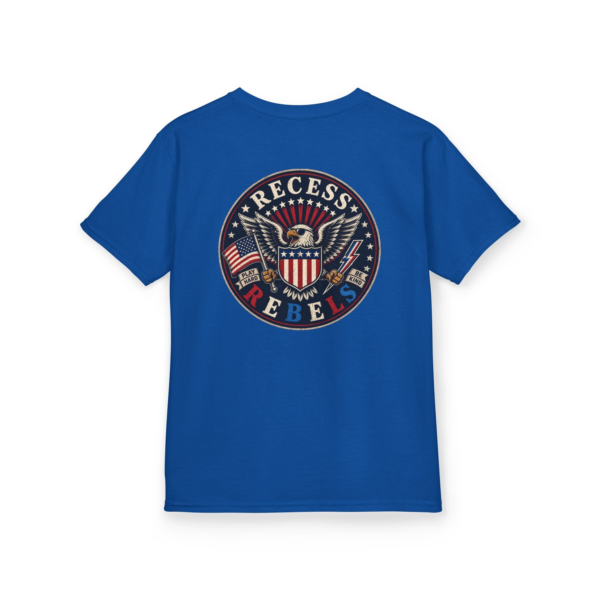 Recess Rebel Kids Tee – Retro Eagle T-Shirt