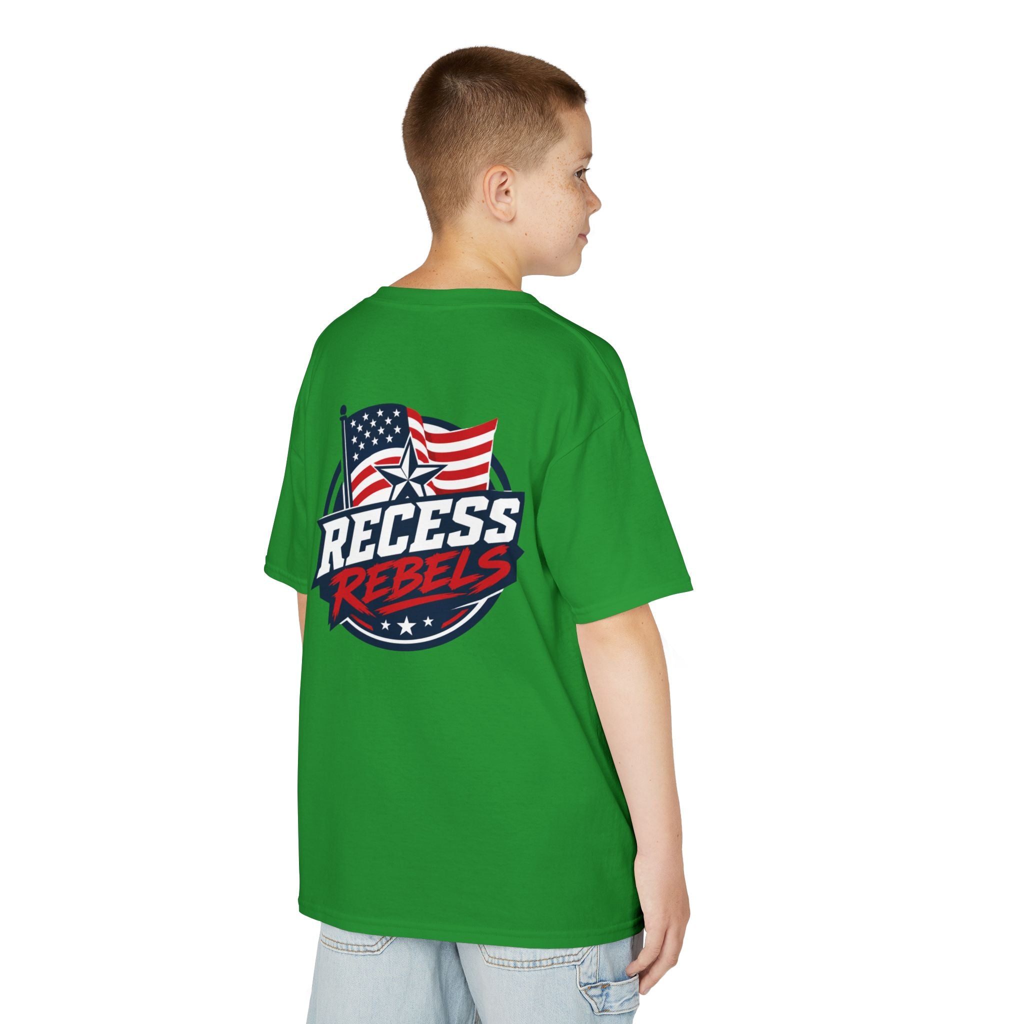 Patriotic 2026 Kids Tee — Fourth of July Children’s American Flag Shirt