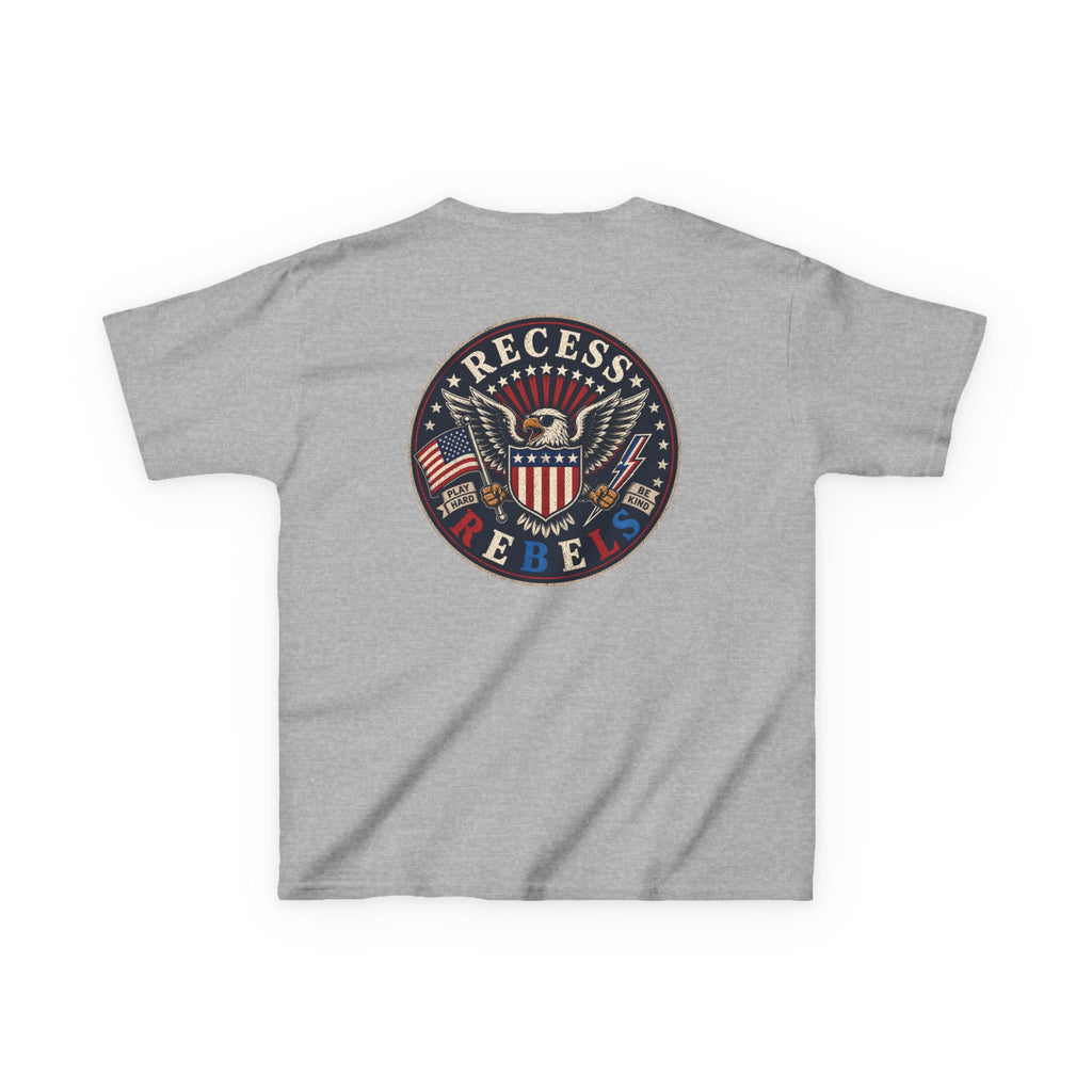 Recess Rebel Kids Tee – Retro Eagle T-Shirt