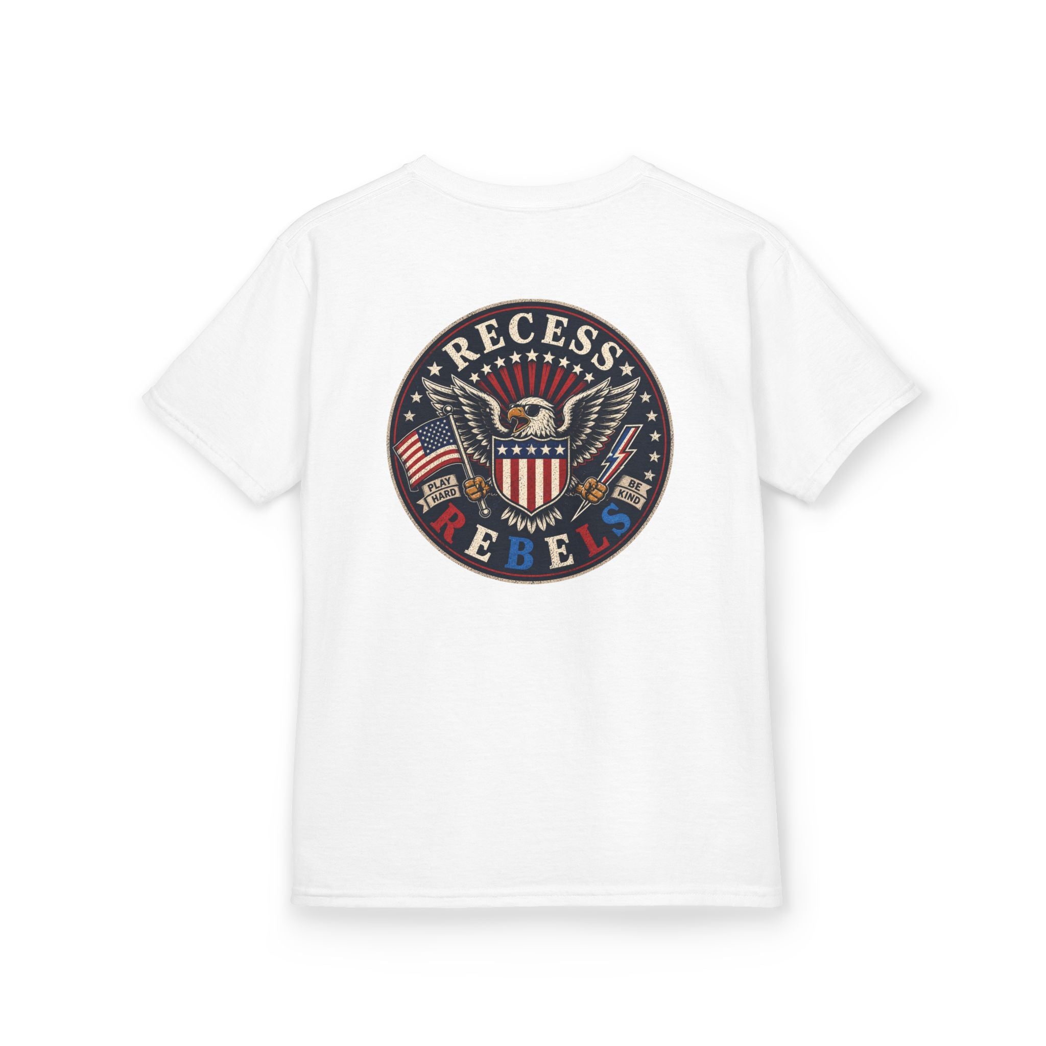 Recess Rebel Kids Tee – Retro Eagle T-Shirt