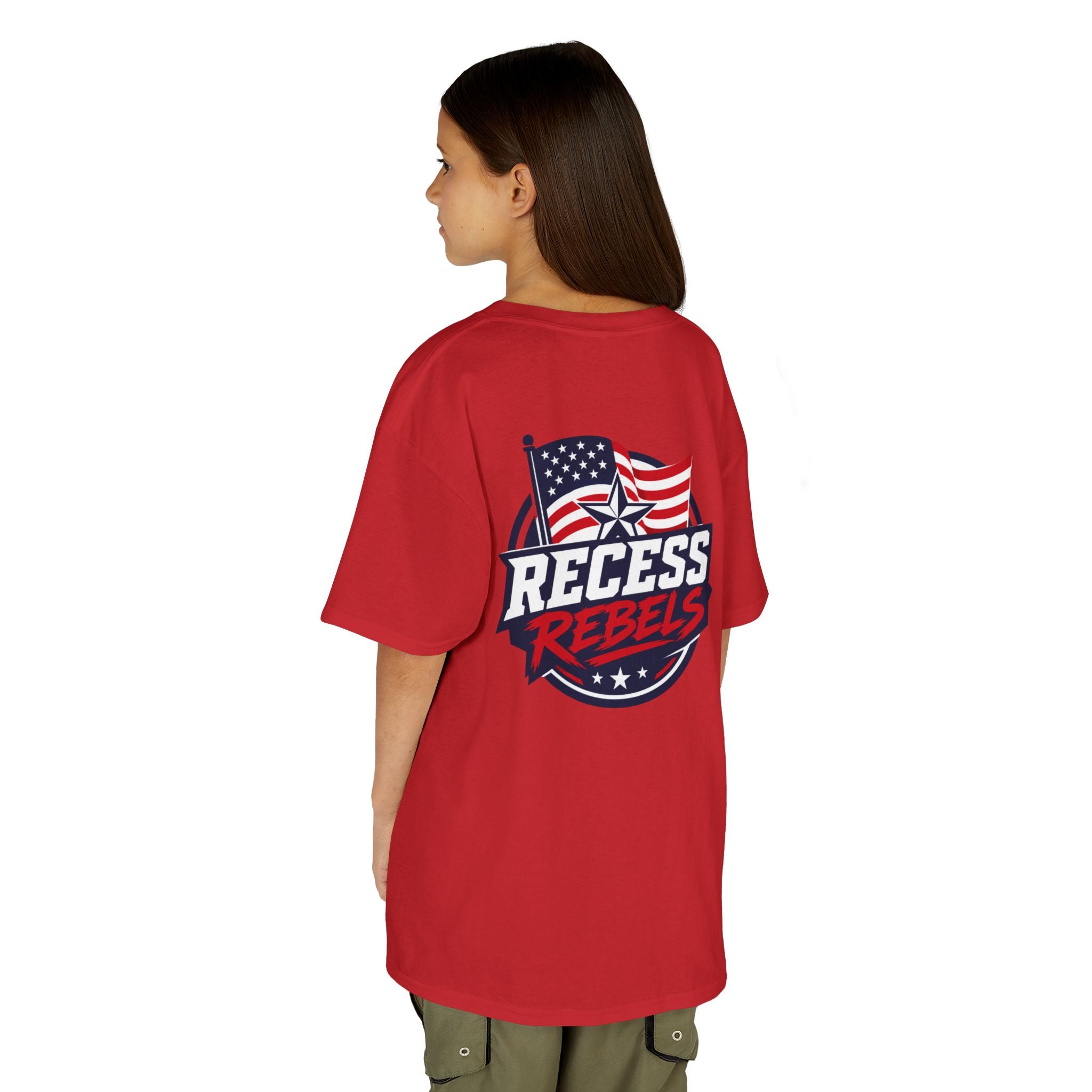 Patriotic 2026 Kids Tee — Fourth of July Children’s American Flag Shirt