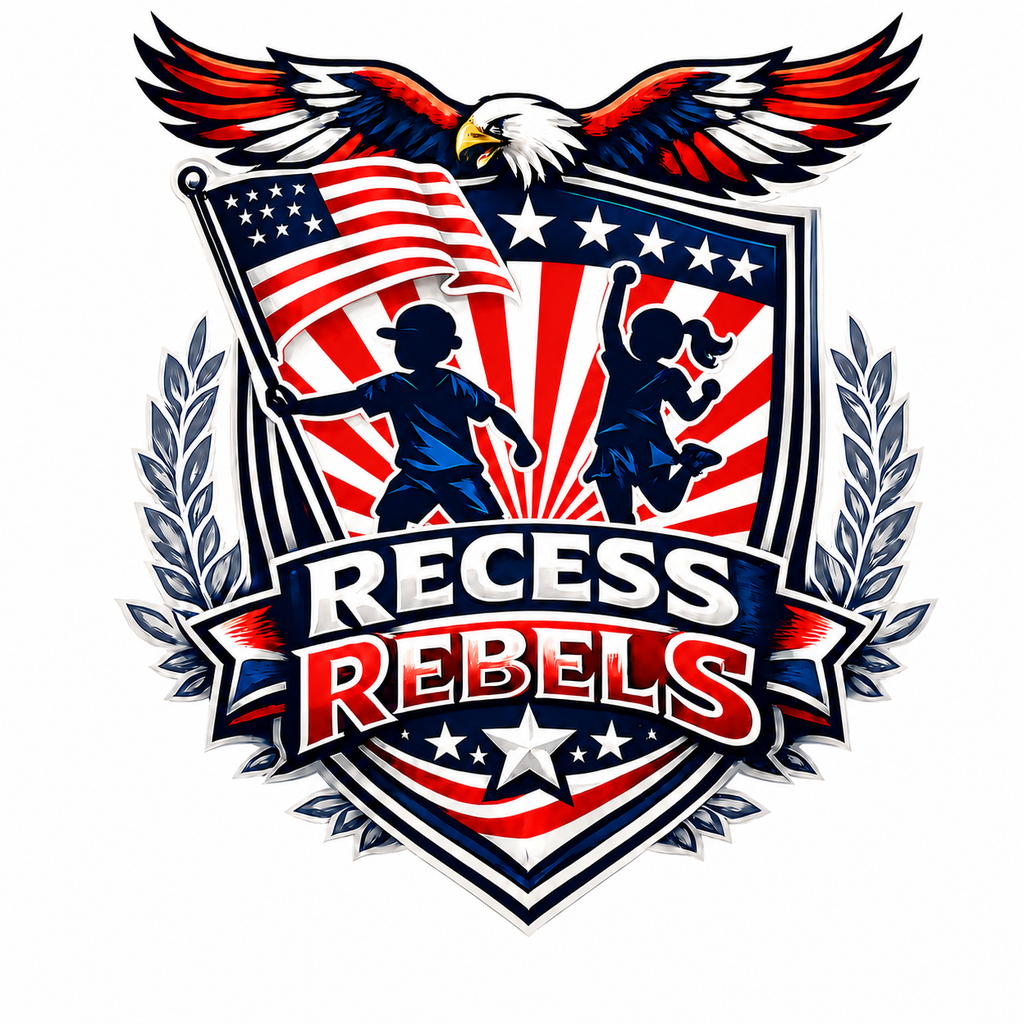 Recess Rebels Kids Tee —  Patriotic Graphic