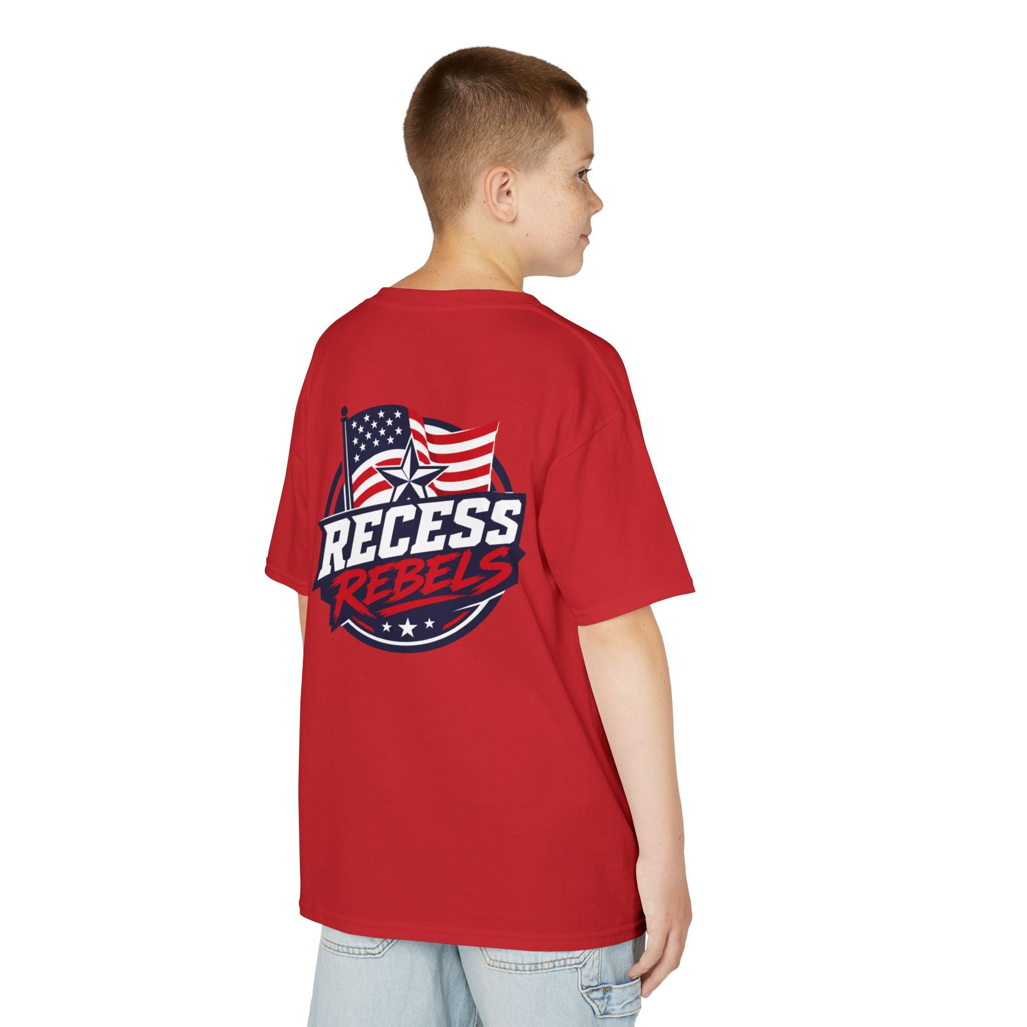 Patriotic 2026 Kids Tee — Fourth of July Children’s American Flag Shirt
