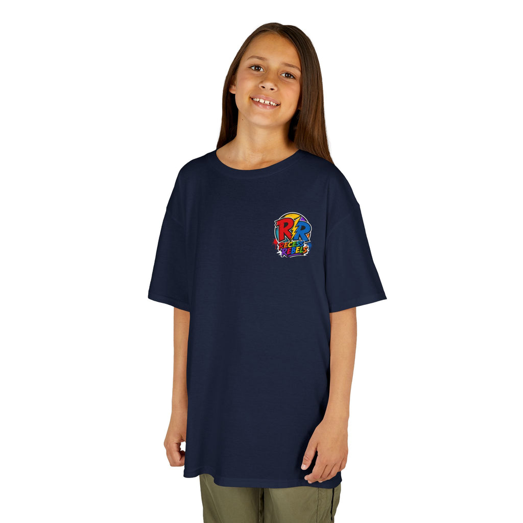 King of the Playground kids T-Shirt | Playful Cartoon Kid Throne Design