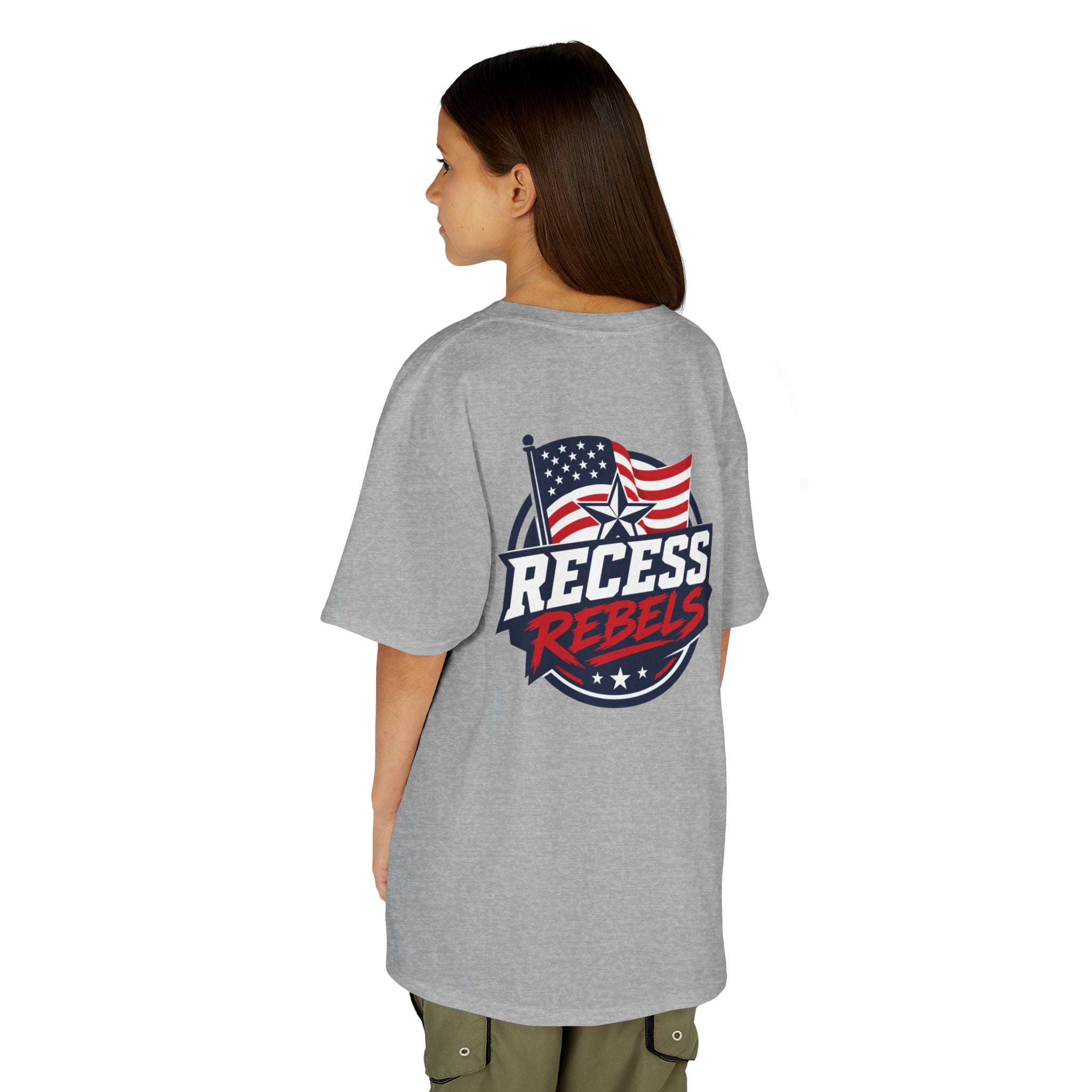 Patriotic 2026 Kids Tee — Fourth of July Children’s American Flag Shirt