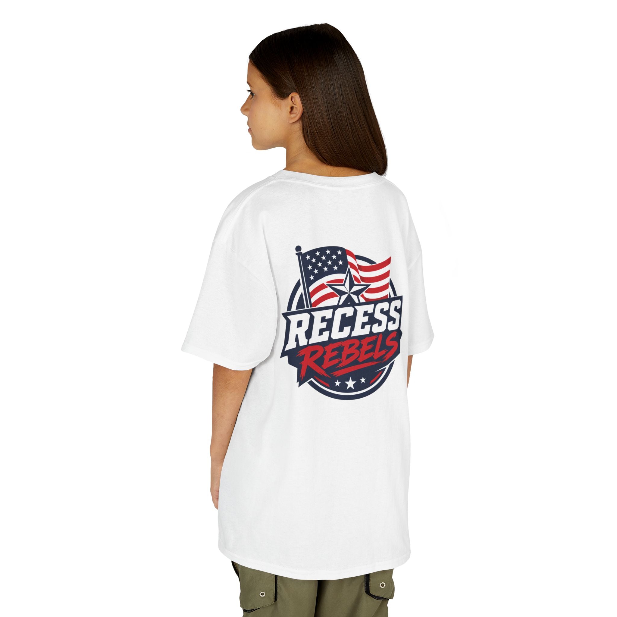 Patriotic 2026 Kids Tee — Fourth of July Children’s American Flag Shirt