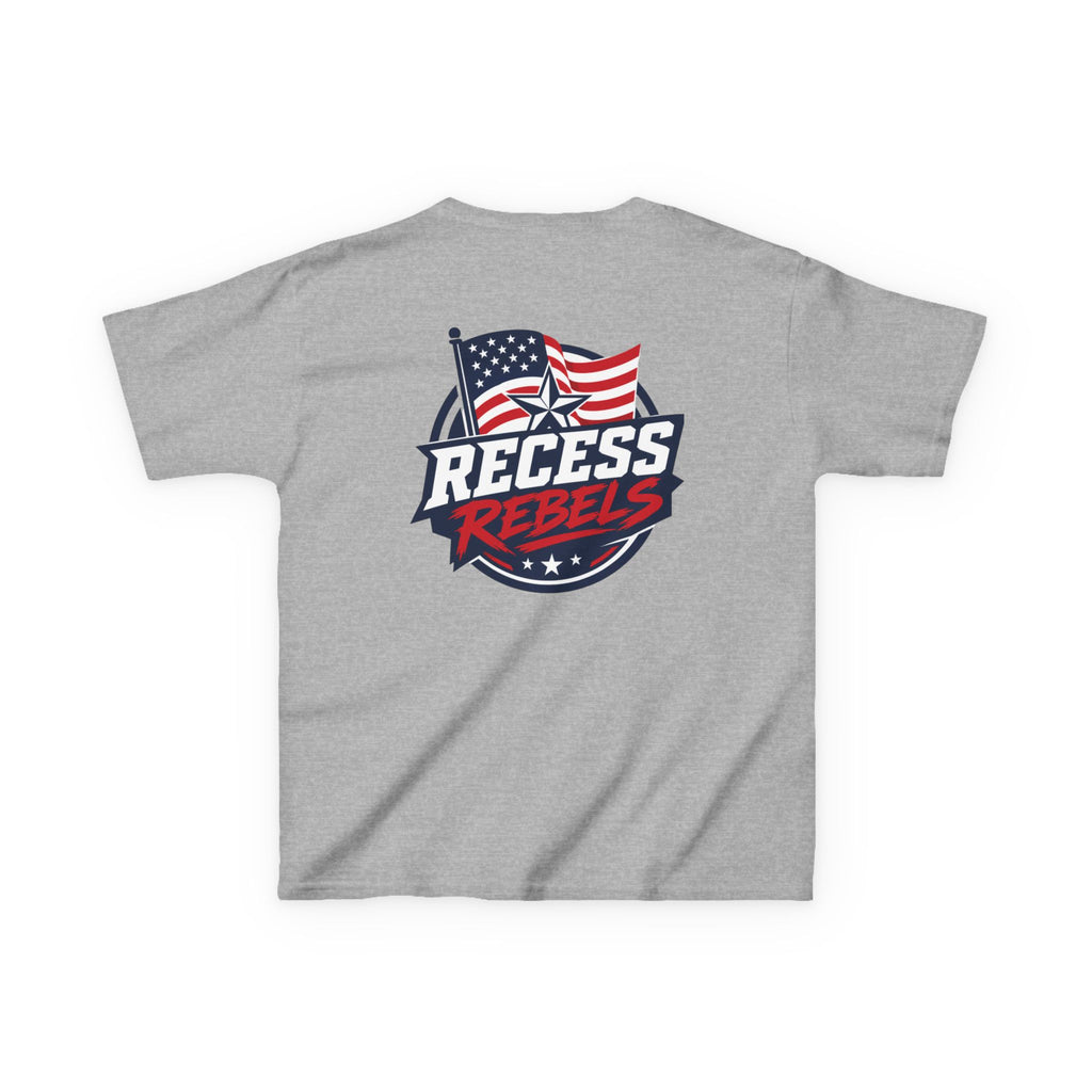 Patriotic 2026 Kids Tee — Fourth of July Children’s American Flag Shirt