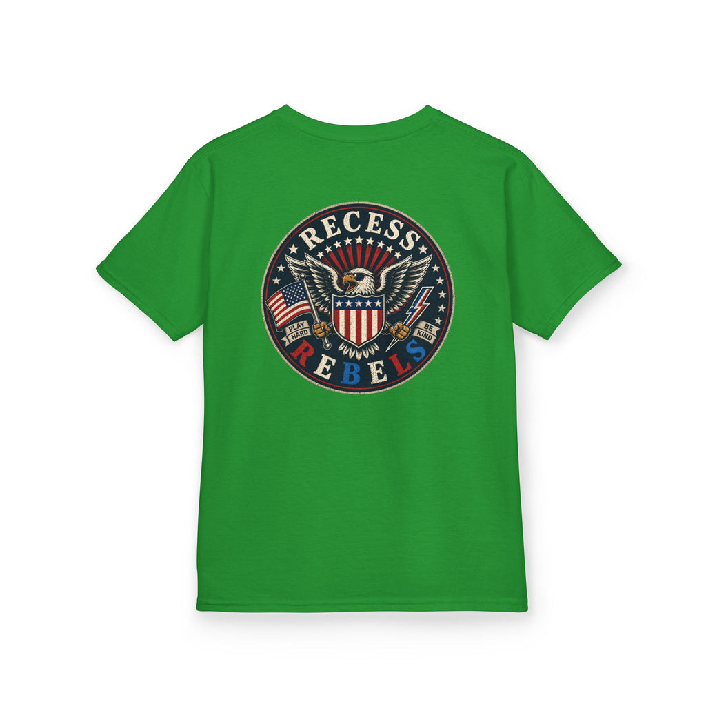 Recess Rebel Kids Tee – Retro Eagle T-Shirt
