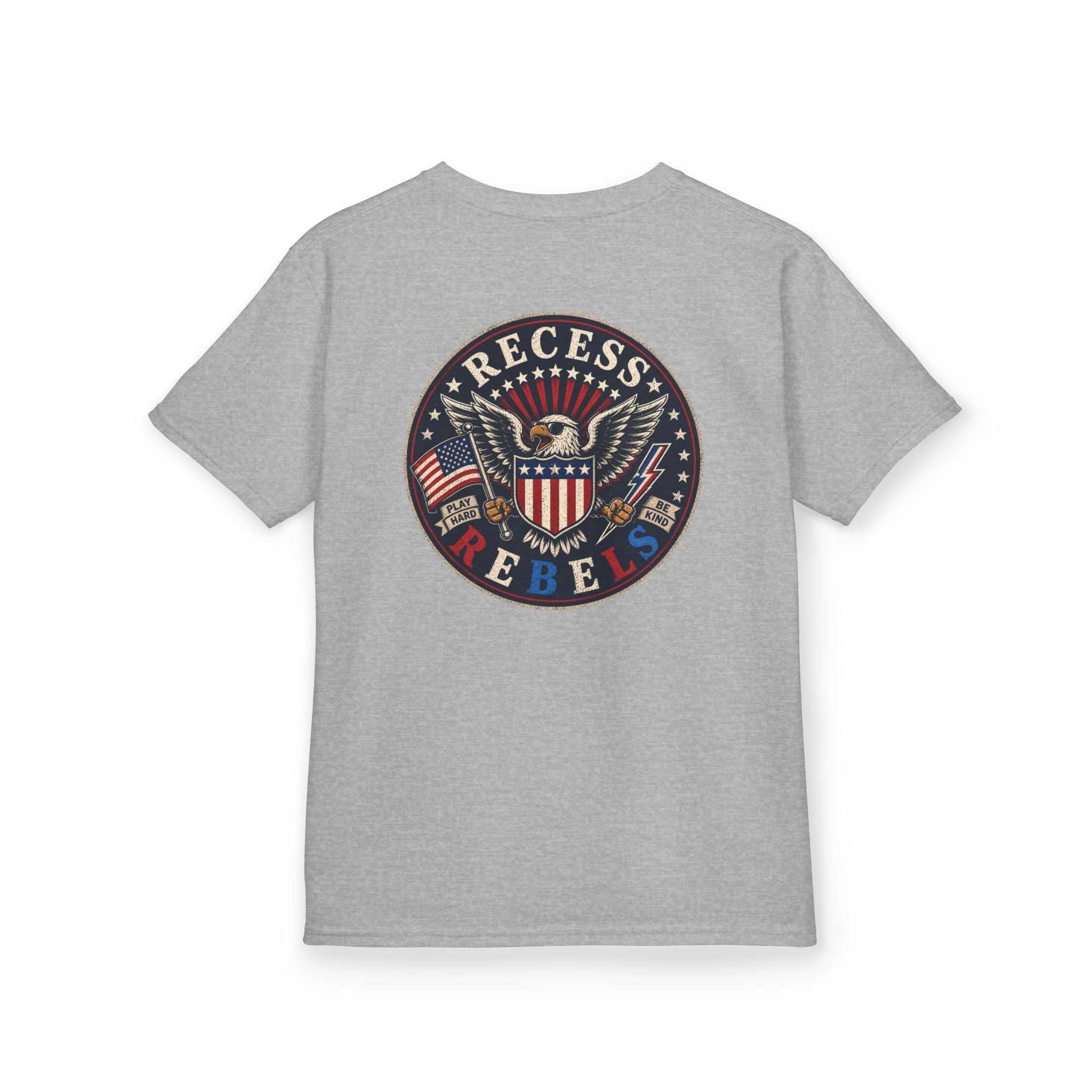 Recess Rebel Kids Tee – Retro Eagle T-Shirt