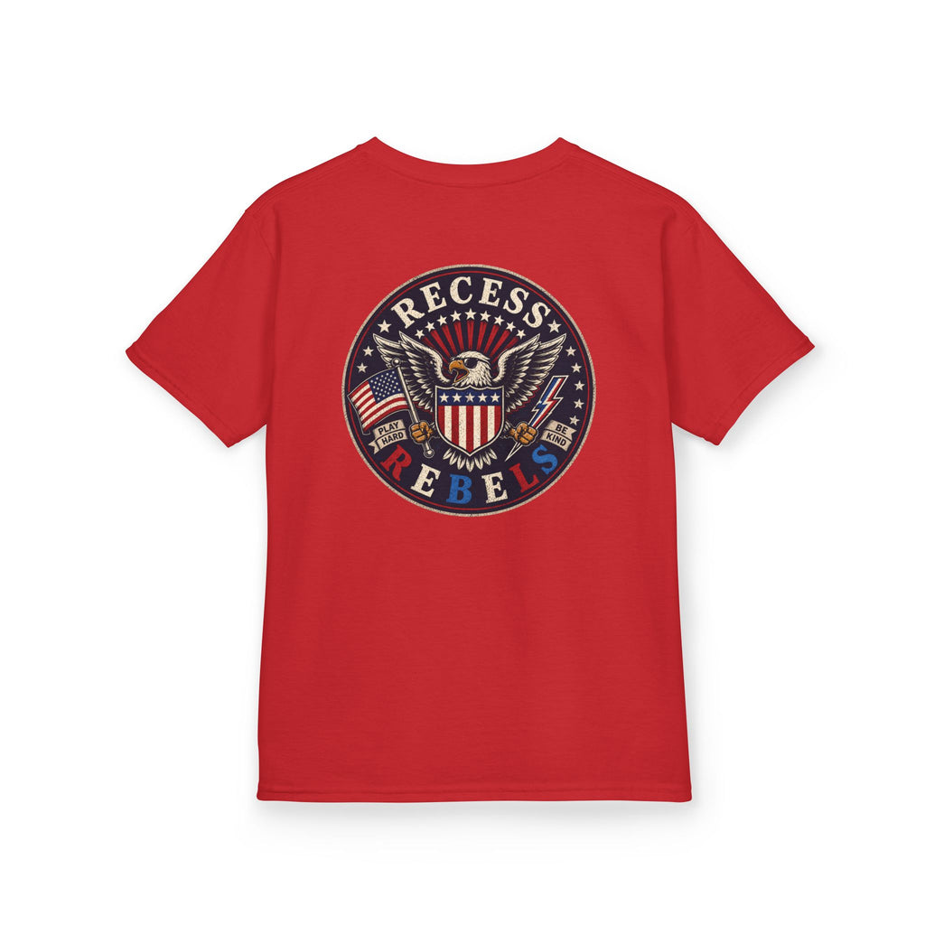 Recess Rebel Kids Tee – Retro Eagle T-Shirt
