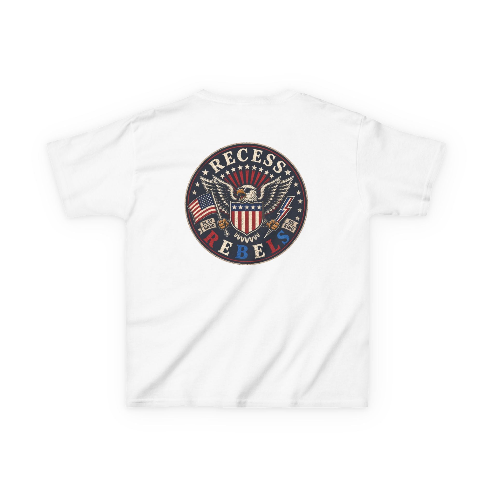 Recess Rebel Kids Tee – Retro Eagle T-Shirt