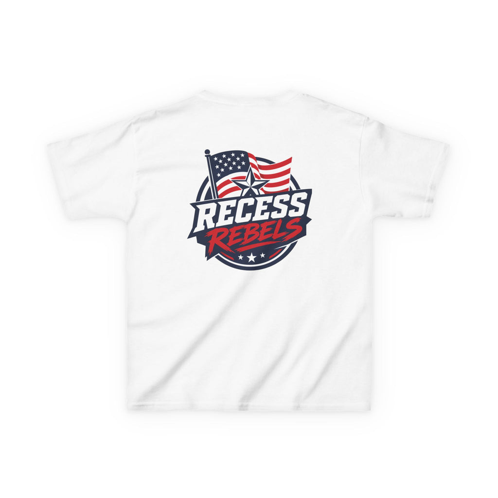 Patriotic 2026 Kids Tee — Fourth of July Children’s American Flag Shirt
