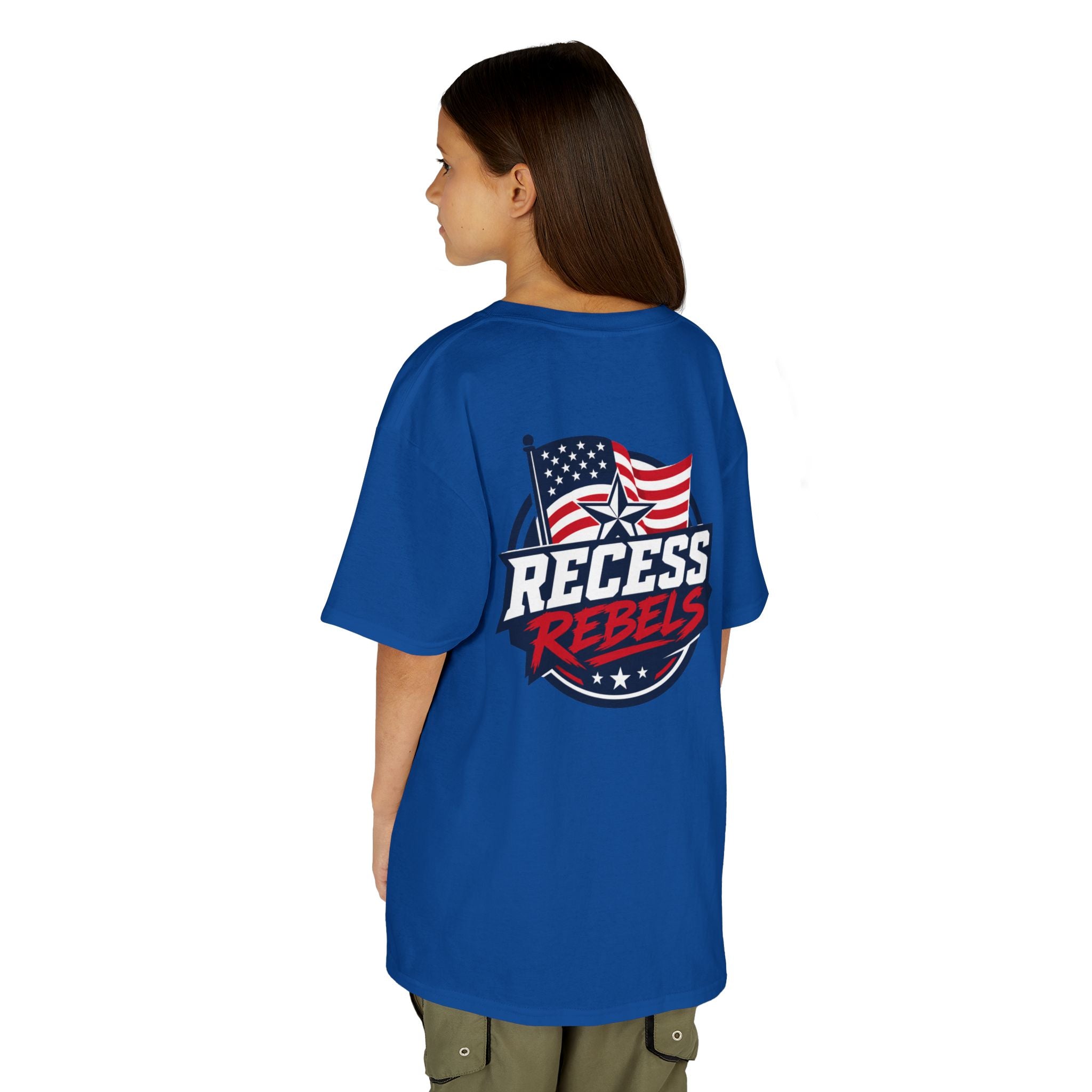 Patriotic 2026 Kids Tee — Fourth of July Children’s American Flag Shirt