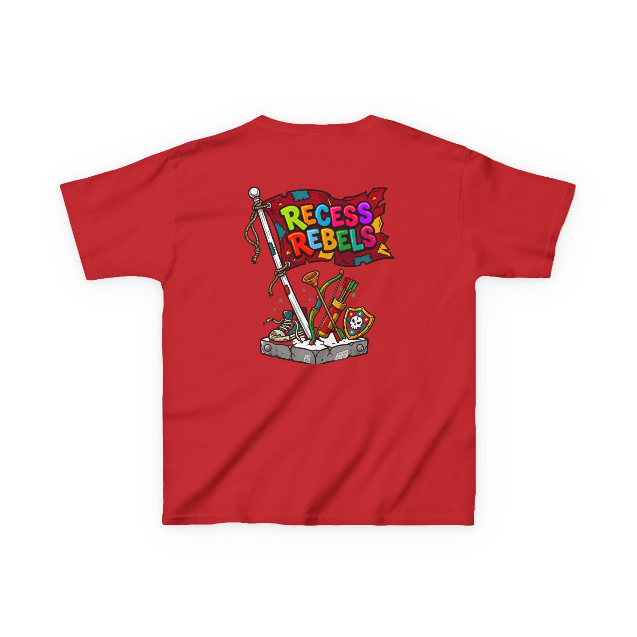Play Ground Battle Flag Kids Tee