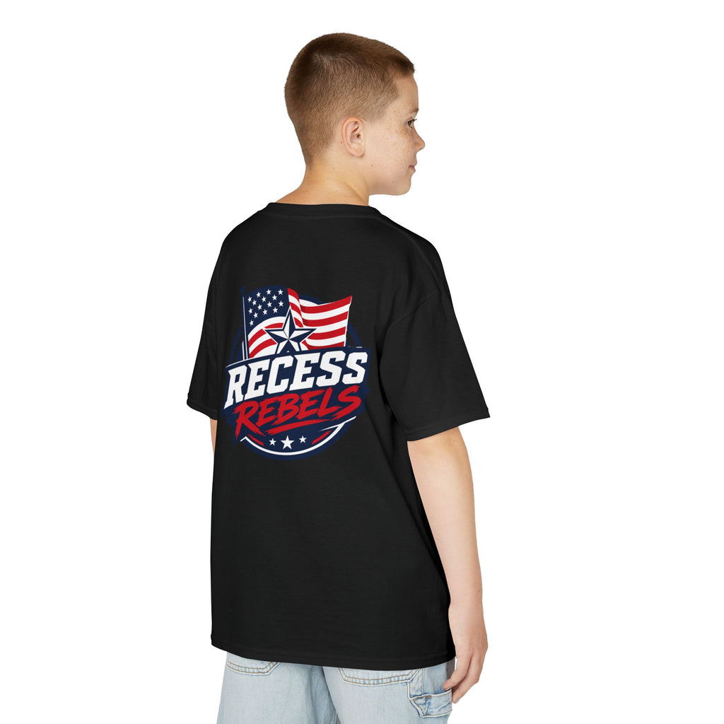 Patriotic 2026 Kids Tee — Fourth of July Children’s American Flag Shirt