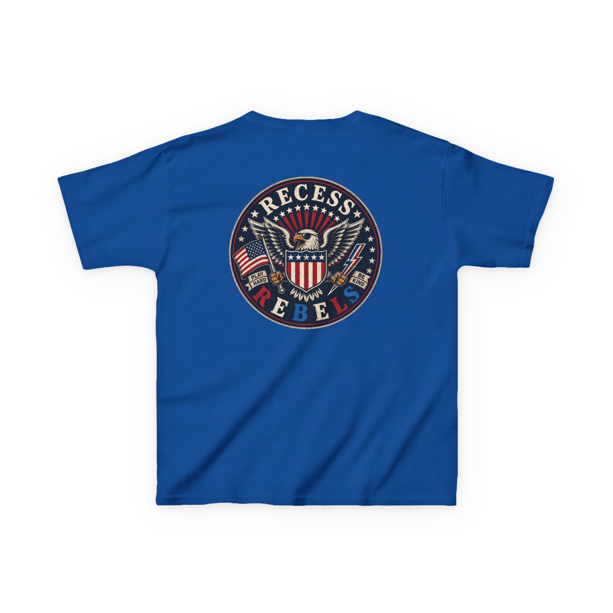 Recess Rebel Kids Tee – Retro Eagle T-Shirt
