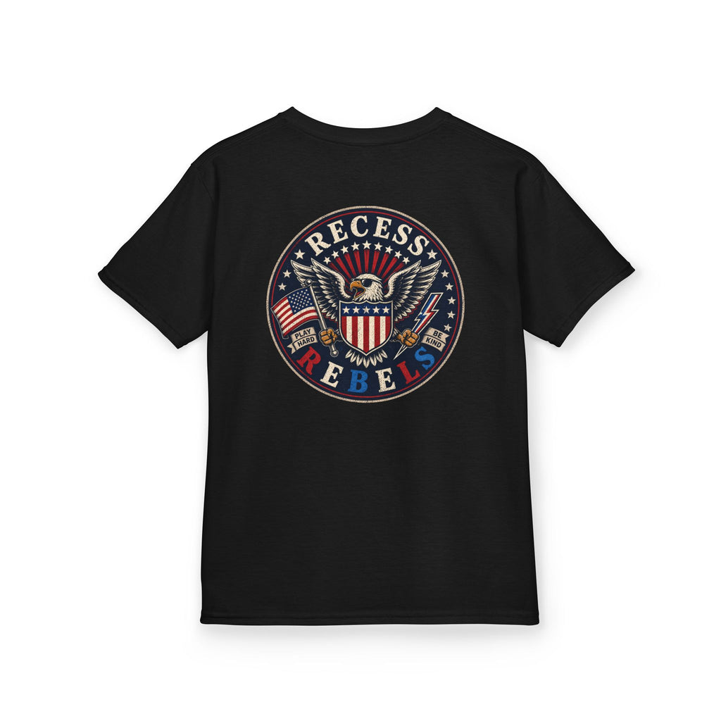 Recess Rebel Kids Tee – Retro Eagle T-Shirt