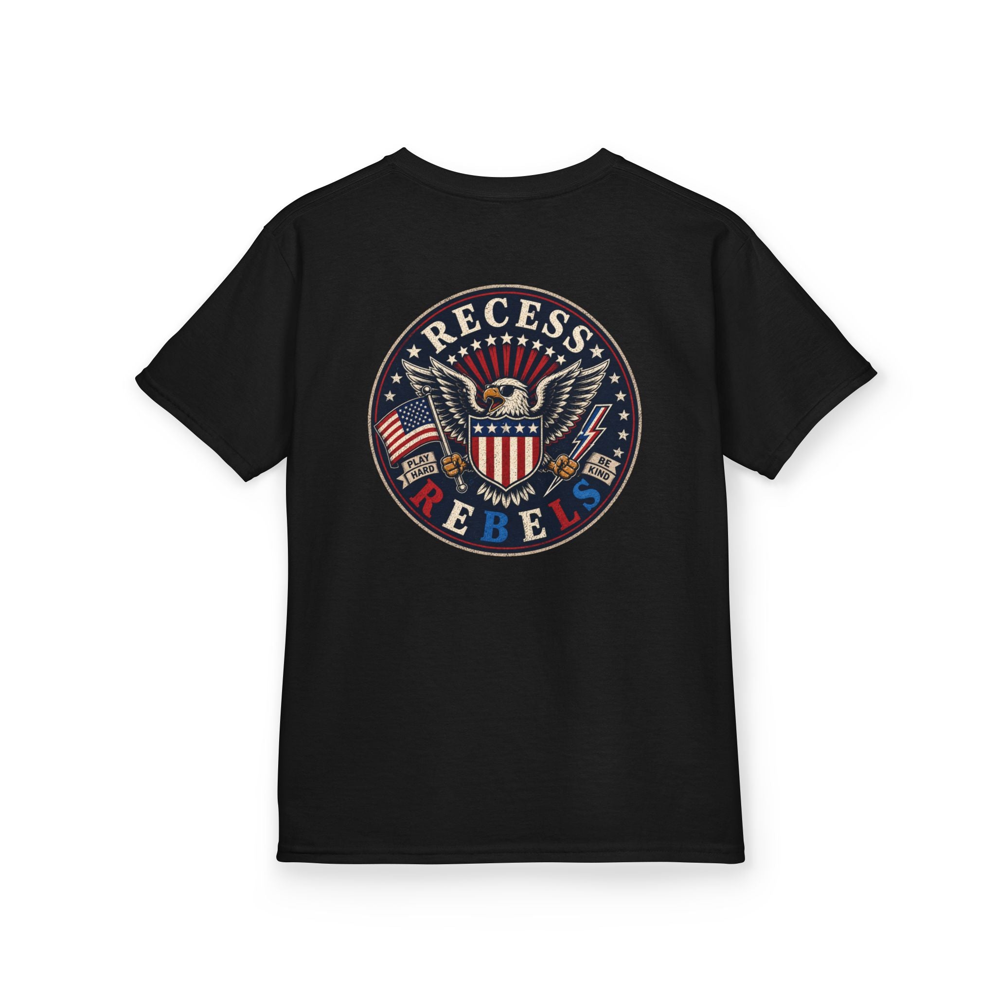Recess Rebel Kids Tee – Retro Eagle T-Shirt