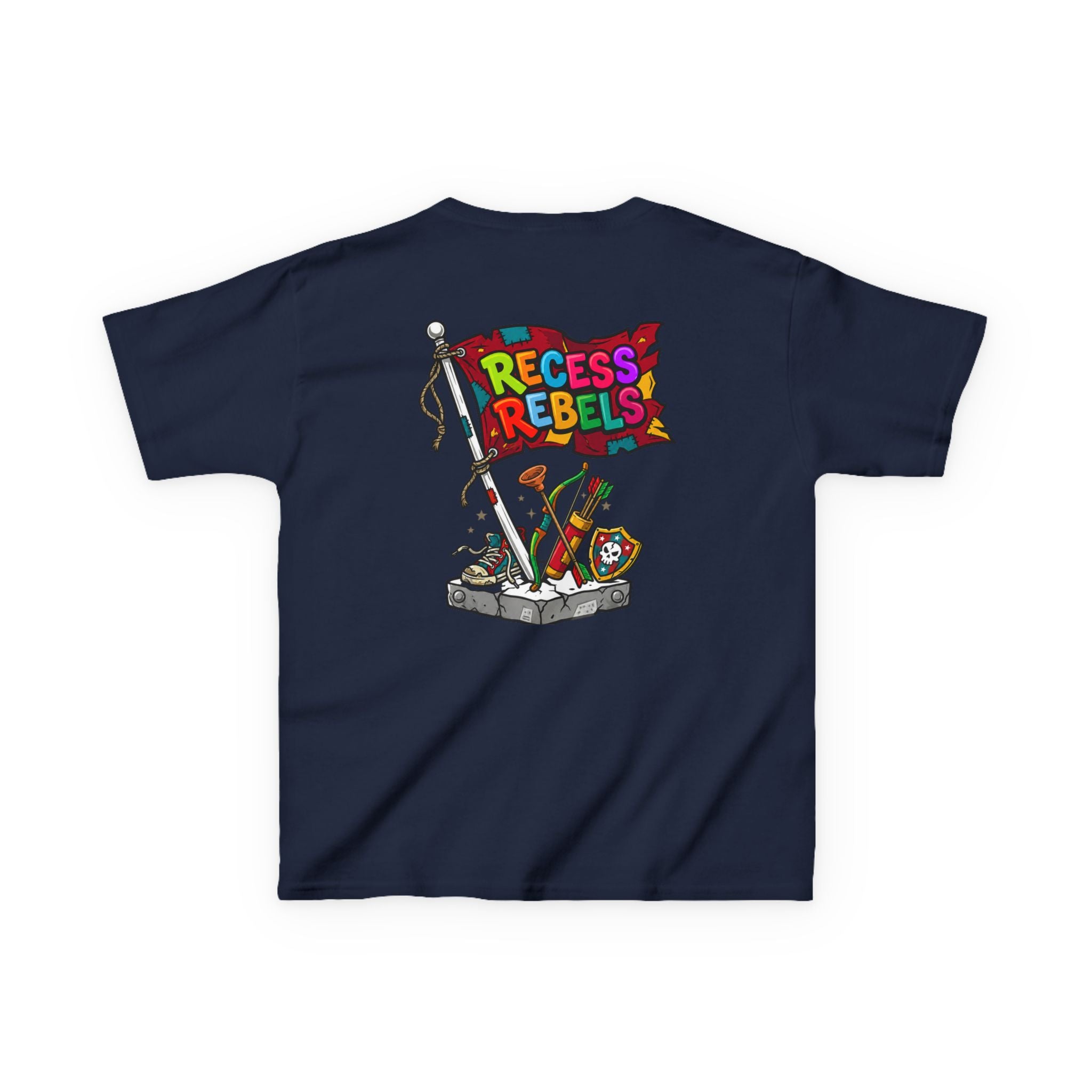 Play Ground Battle Flag Kids Tee